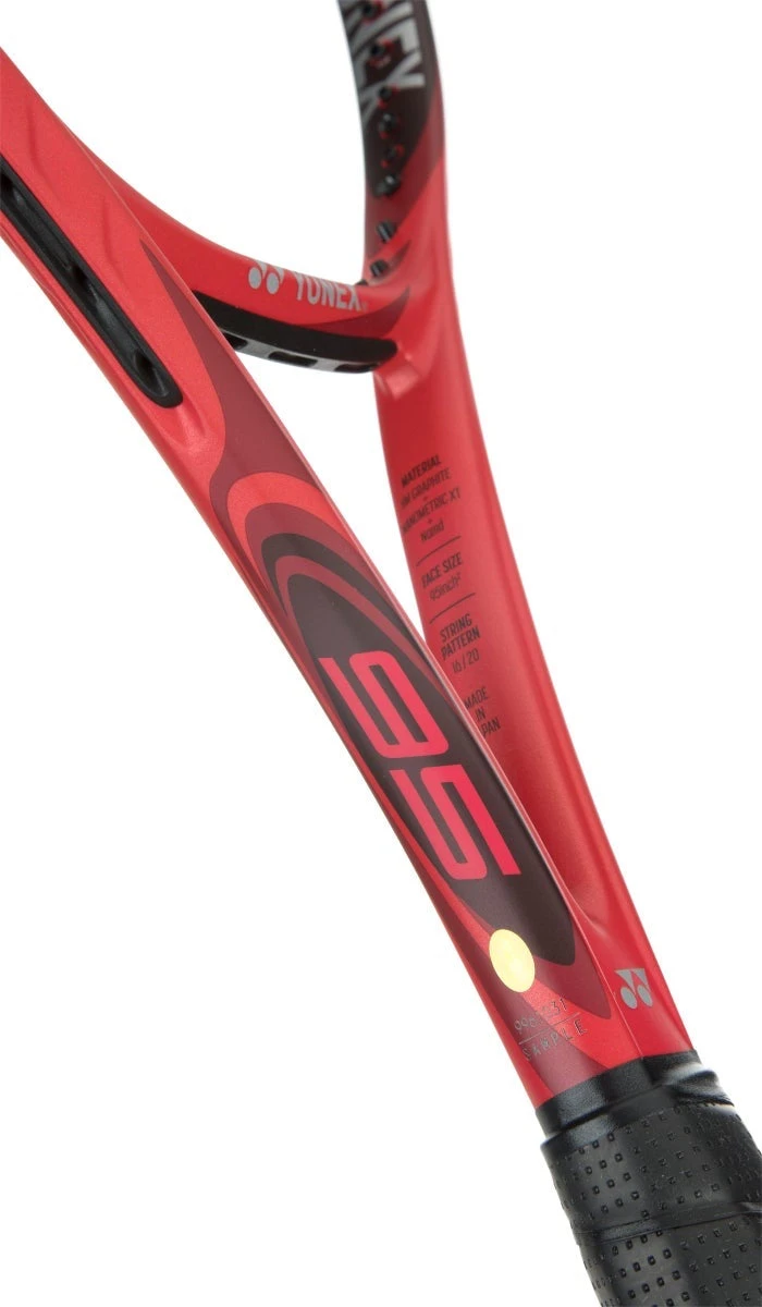 Masters Racket Yonex VCORE 95 Flame Red Racket - Image 6